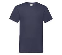 Fruit of the Loom männer leichtes t-shirt aus baumwolle mit v-ausschnitt