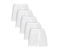 Fruit of the Loom Men's 5pk Boxer, White, Large