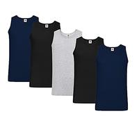 Fruit of the Loom Men's Athletic Lightweight Vest (Pack of 5)