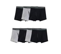 Fruit of the Loom Coolzone Boxer Anti-humidité et Respirant, Couleurs Assorties Boxeur ajusté, Jambe Courte-Lot de 7-Noir/Gris, L Homme