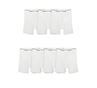 Fruit of the Loom Men's Coolzone Boxer Briefs, Moisture Wicking & Breathable, Assorted Color Multipacks Boxeur ajusté, Lot de 7-Blanc, Homme