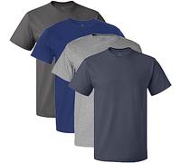 Fruit of the Loom T-shirt homme col rond, lot de 4 assortis, taille L