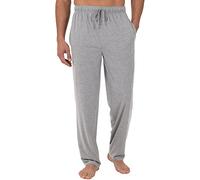 Fruit of the Loom Men's Extended Sizes Jersey Knit Sleep Pajama Lounge Pant (1 & 2 Packs) Bas de Pijama, Gris Clair pâle, 27-32 Homme