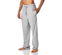 Fruit of the Loom Men's Extended Sizes Jersey Knit Sleep Pajama Lounge Pant (1 & 2 Packs) Bas de Pijama, Gris Clair chiné (Lot de 1), 2X Homme