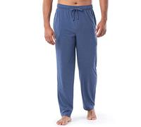 Fruit of the Loom Men's Extended Sizes Jersey Knit Sleep Pajama Lounge Pant (1 & 2 Packs) Bas de Pijama, Navy Heather, 27-32 Homme