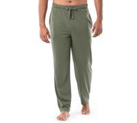 Fruit of the Loom Men's Extended Sizes Jersey Knit Sleep Pajama Lounge Pant (1 & 2 Packs) Bas de Pijama, Vert foncé, 34-37 Homme