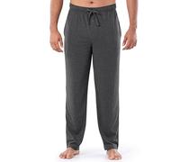 Fruit of the Loom Men's Extended Sizes Jersey Knit Sleep Pajama Lounge Pant (1 & 2 Packs) Fond Pyjama, Gris Anthracite chiné, L Taille Tall Hommes