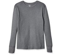 Fruit of the Loom Men's Recycled Waffle Thermal Underwear Crew Top (1 and 2 Packs), Greystone Heather, Large