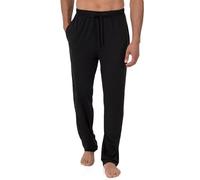Fruit of the Loom Mens Signature Breathable Mesh Sleep Pants (Black, Small)
