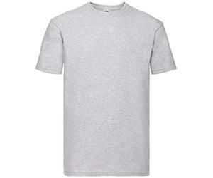 Fruit of the Loom Men's Super Premium Short Sleeve T Shirt Ash L