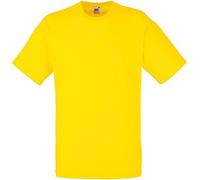 Fruit of The Loom Men's Value Short Sleeve T Shirt Yellow XXL