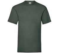 Fruit Of The Loom Mens Valueweight Ras De Cou, T-Shirt Manche Courte, pas Col En V - Bouteille, L-