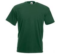 Fruit Of The Loom Mens Valueweight Ras De Cou, T-Shirt Manche Courte, pas Col En V - Bouteille, S