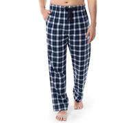 Fruit of the Loom Men's Yarn-Dye Woven Flannel Pajama Pant, Navy Plaid, Medium