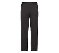 Fruit of the Loom Open Hem Lightweight Pantalon de Sport, Noir (Black), XL Homme
