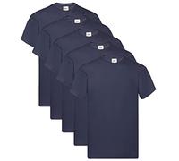 Fruit of the Loom Original Lot de 5 t-shirts pour homme, M