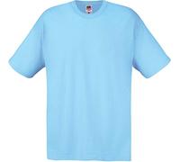 Fruit of the Loom Original T T-Shirt, Bleu Ciel, M Homme
