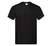 Fruit of the Loom Original T T-Shirt, Noir, XL Femmes