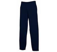 Fruit of the Loom Pantalon de gym/ jogging pour Hommes Bleu Marine Profond Moyen
