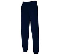 Fruit of the Loom Pantalon de jogging classique à élastiques au niveau des chevilles - Bleu - X-Large