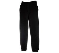 Fruit of the Loom Pantalon de jogging classique à élastiques au niveau des chevilles - Noir - X-Large