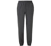 Fruit of the Loom - Pantalon de jogging - Homme (L) (Gris foncé chiné)