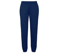 Fruit of The Loom Pantalon de Sport Jogging pour Homme, Bleu Marine, S