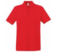 Fruit of the Loom - Polo 100% coton - Homme S rouge