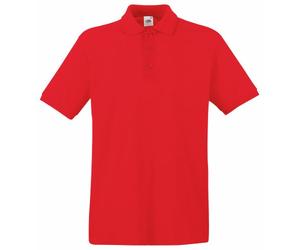 Fruit of the Loom - Polo 100% coton - Homme S rouge