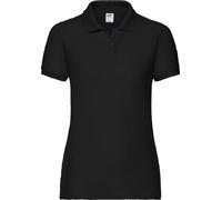 Fruit Of The Loom Polo 65/35 pour femme, manches courtes BC384 (L) (Noir)