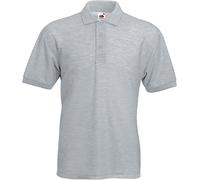 Fruit of the Loom Polo 65/35 pour Homme, Gris mélangé, XL