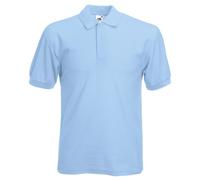 Fruit of the Loom Polo à Manches Courtes 100% Coton piqué pour Homme (M) (Bleu Marine)