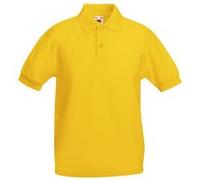 Fruit Of The Loom - Polo à manches courtes - Enfant (Lot de 2) (12-13 ans) (Rouge) - UTBC4359 Rouge G