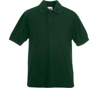 Fruit Of The Loom - Polo à manches courtes - Enfant Vert Bottle Green 12-13 ans