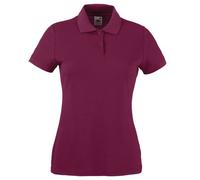 Fruit of the Loom Polo à Manches Courtes pour Femme (2XL) (Bordeaux)