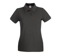 Fruit of the Loom Polo à Manches Courtes pour Femme (XL) (Graphite Clair)