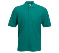 Fruit of the Loom Polo à Manches Courtes pour Homme (XL) (Emeraude)