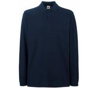 Fruit Of The Loom - Polo à manches longues - Homme (M) (Bleu marine profond) - UTBC1383 Bleu Marine Profond G