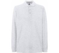 Fruit Of The Loom - Polo à manches longues - Homme (XL) (Blanc) - UTBC1383 Blanc