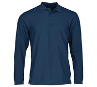 Fruit of the Loom - Polo à manches longues homme - Bleu marine - Taille M