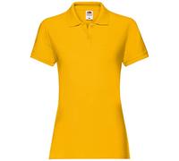 Fruit of the Loom Polo en 100 % coton pour femme - Multicolore - Small