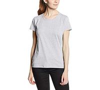 Fruit Of The Loom - T-shirt manches courtes - Femme (L) (Gris chiné) - UTBC1354 Gris Chiné