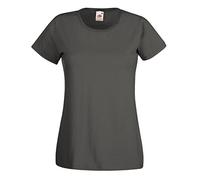 Fruit Of The Loom - T-shirt manches courtes - Femme (S) (Gris foncé) - UTBC1354 Gris Foncé G