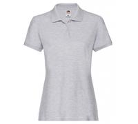 Fruit of the Loom Polo Femme Premium en Coton, Manches Courtes