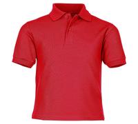 Fruit of the Loom - Polo - Garçon rouge Rot 12-13 ans