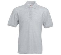 Fruit of the Loom Polo homme BC388 manches courtes Gris (Heather Grey) 4X-Large