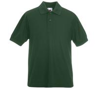 Fruit of the Loom - Polo - Homme multicolore Vert bouteille 14-15 ans