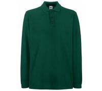 Fruit of the Loom - Polo - Homme, Vert forêt, 3XL