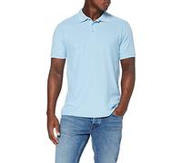 Fruit of the Loom - Polo - Manches Courtes Homme, Bleu - Blue (Sky Blue), Medium