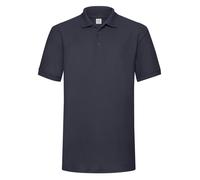 Fruit of the Loom Polo Manches Courtes Uni Épais 65/35 Polyester Coton